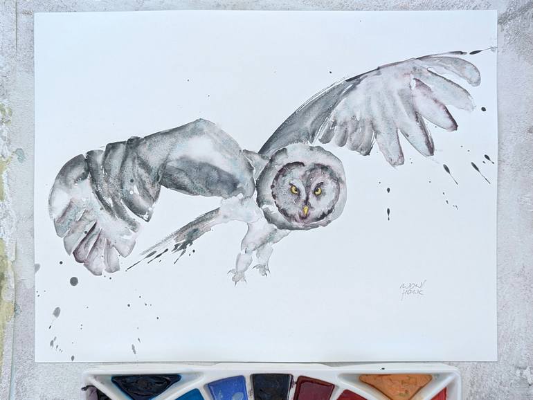 Original Abstract Animal Painting by Anna Tarasenko