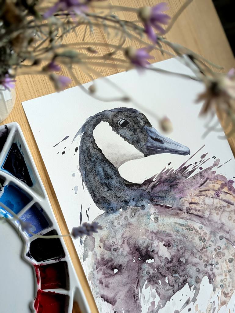 Original Abstract Animal Painting by Anna Tarasenko