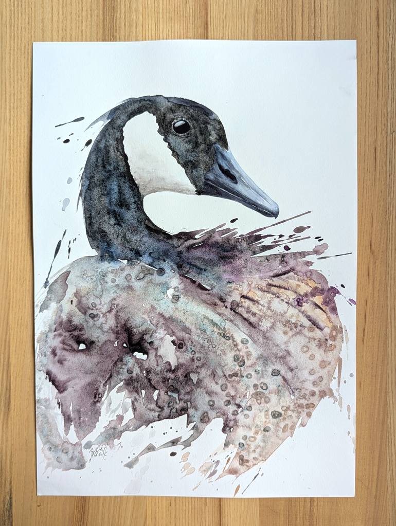 Original Abstract Animal Painting by Anna Tarasenko