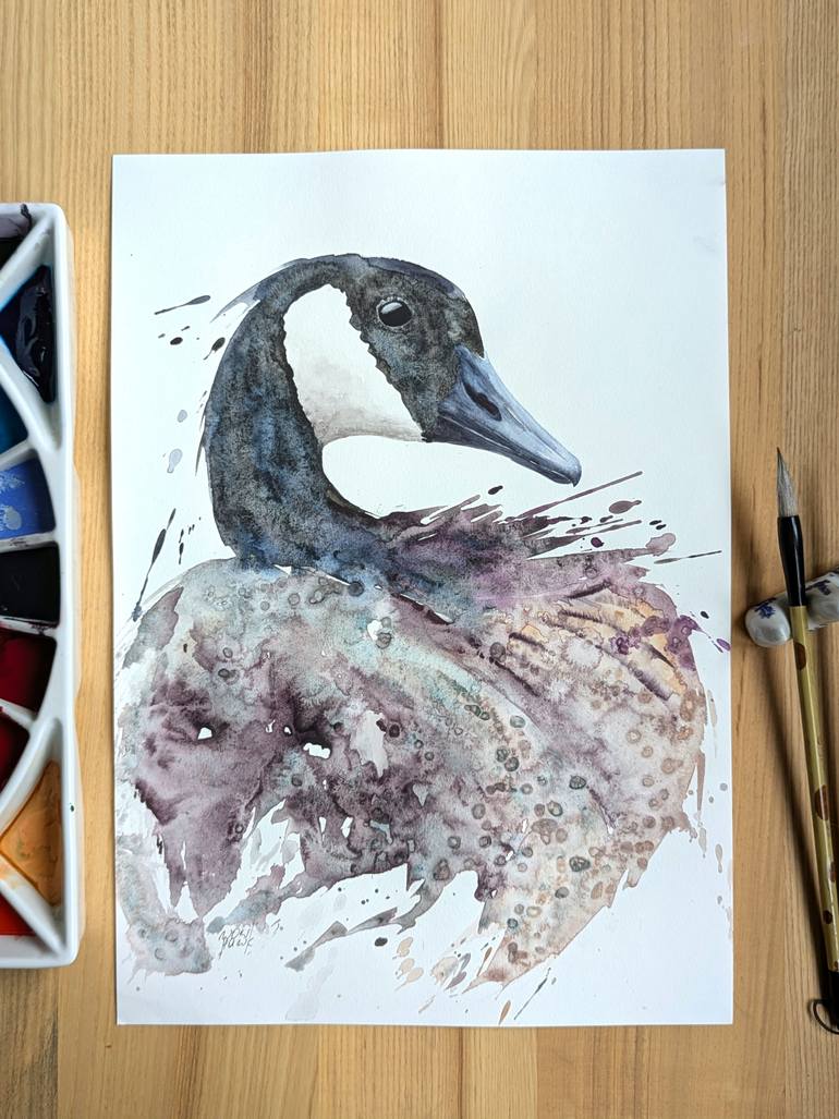 Original Abstract Animal Painting by Anna Tarasenko