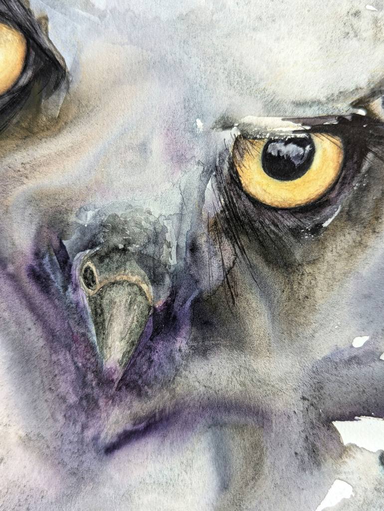Original Abstract Expressionism Animal Painting by Anna Tarasenko
