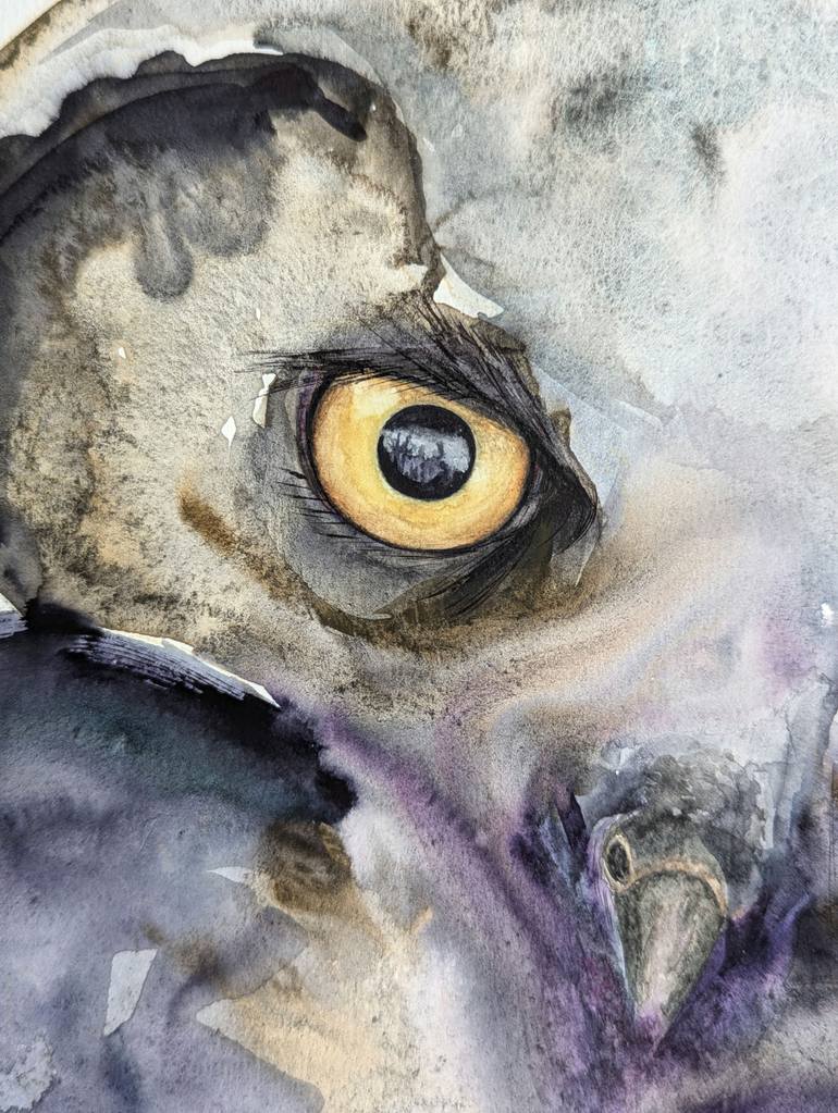 Original Abstract Expressionism Animal Painting by Anna Tarasenko