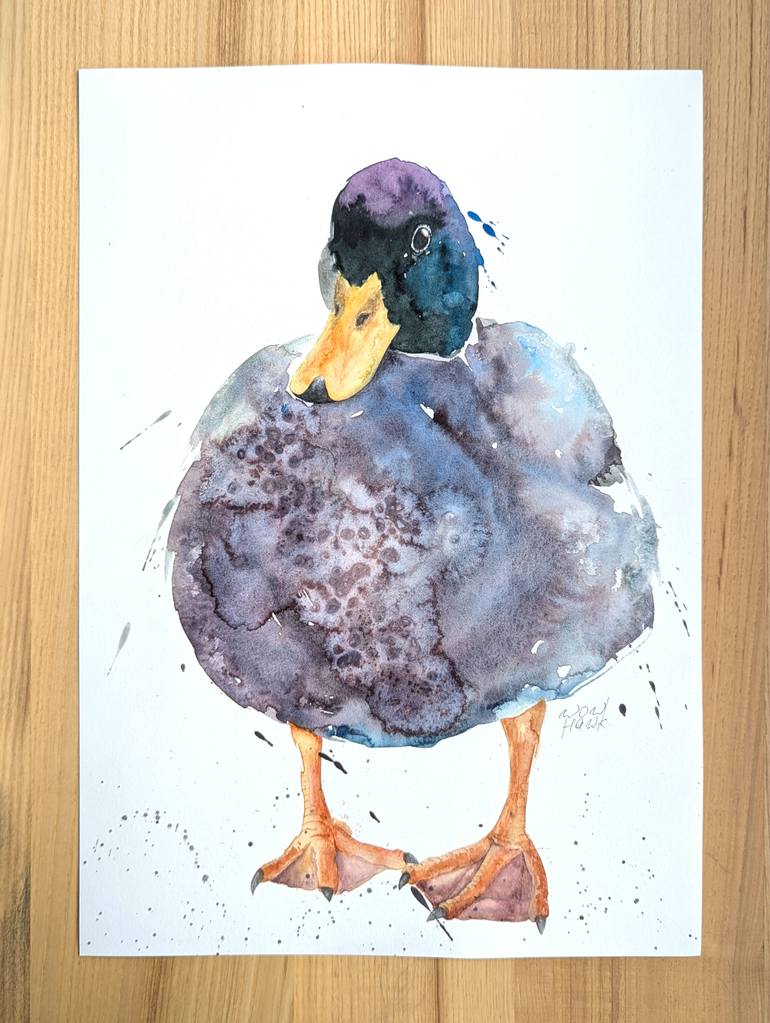 Original Realism Animal Painting by Anna Tarasenko