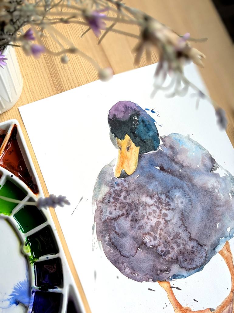 Original Realism Animal Painting by Anna Tarasenko