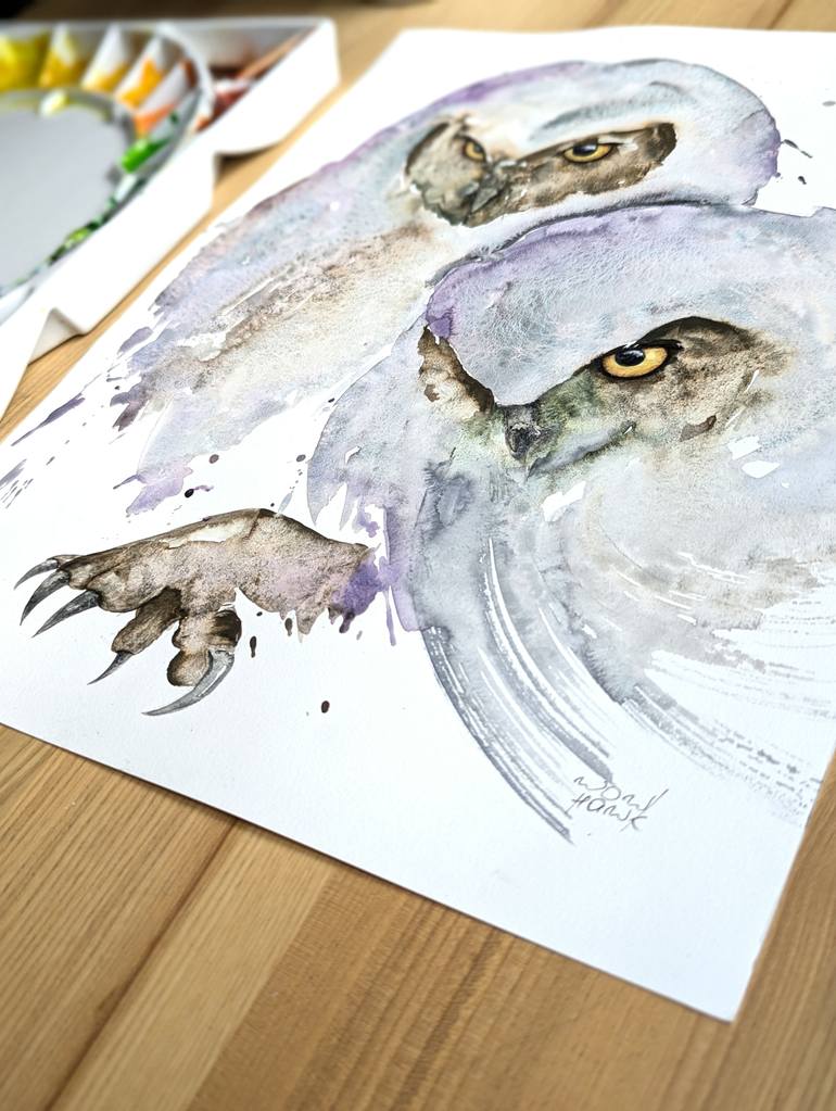 Original Contemporary Animal Painting by Anna Tarasenko