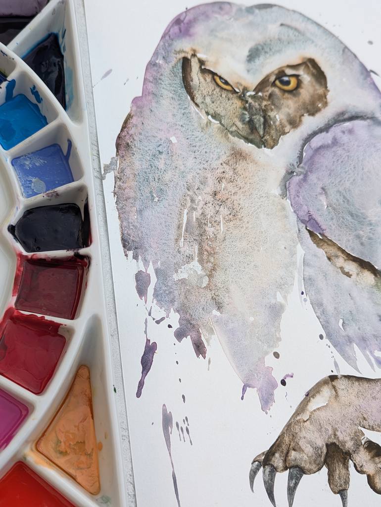 Original Contemporary Animal Painting by Anna Tarasenko