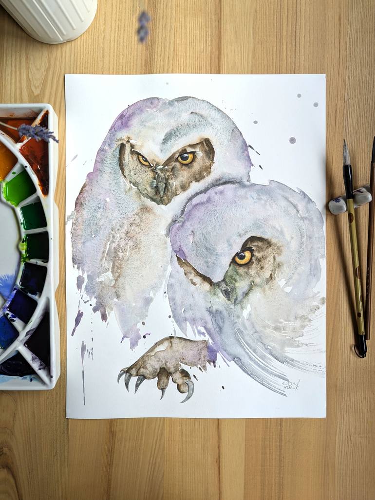 Original Contemporary Animal Painting by Anna Tarasenko