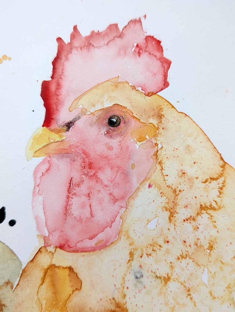 Original Abstract Animal Painting by Anna Tarasenko
