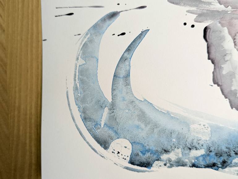 Original Abstract Animal Painting by Anna Tarasenko