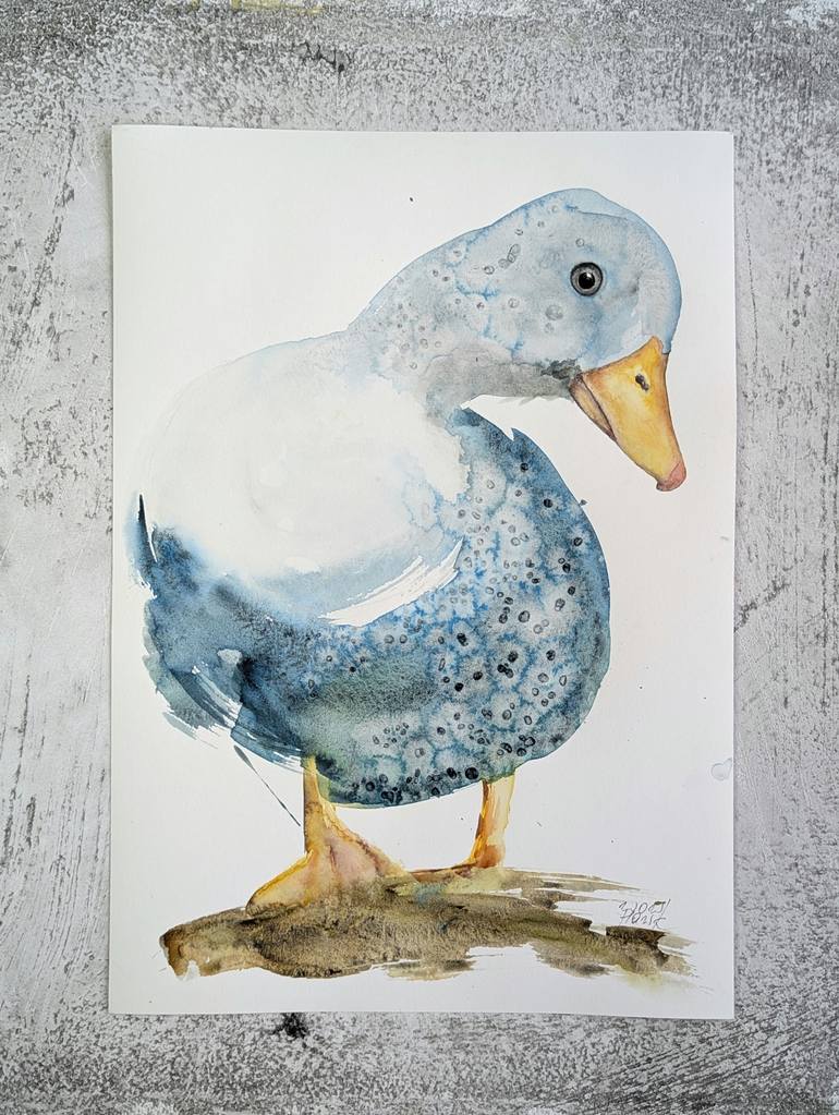 Original Abstract Animal Painting by Anna Tarasenko