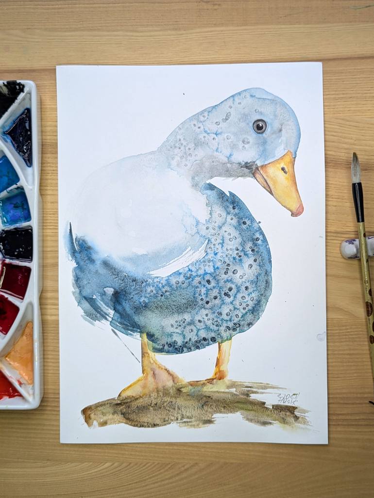 Original Abstract Animal Painting by Anna Tarasenko