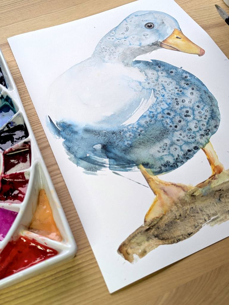 Original Abstract Animal Painting by Anna Tarasenko