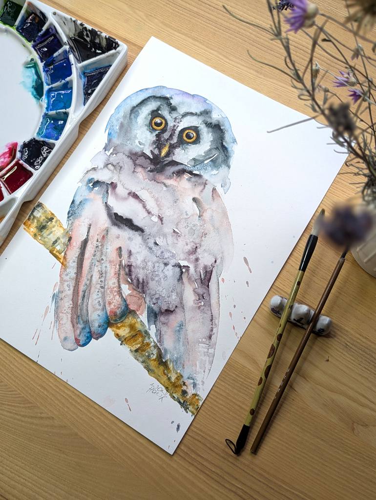 Original Realism Animal Painting by Anna Tarasenko
