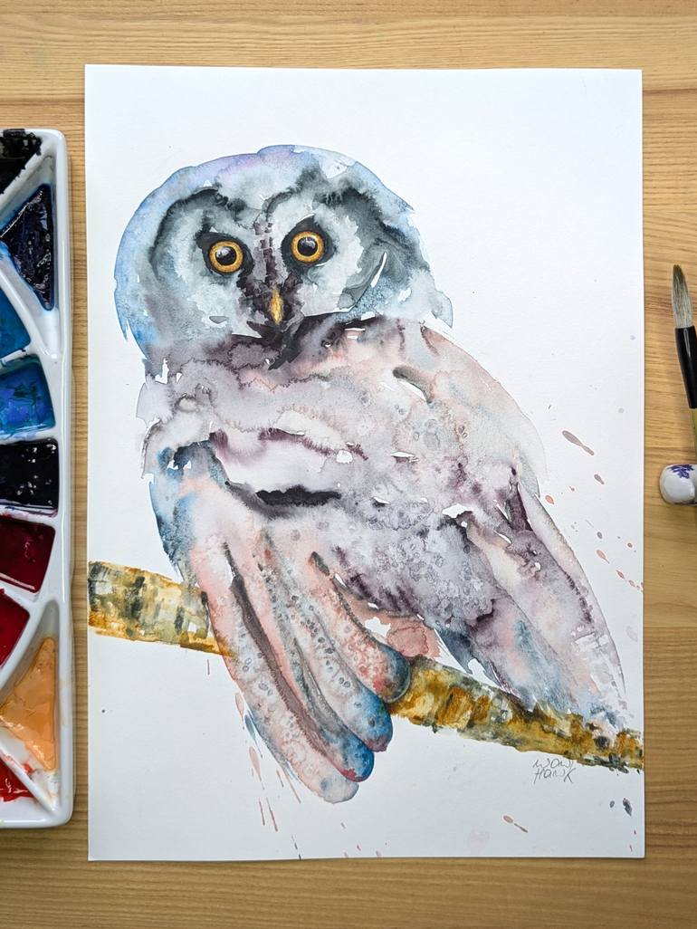 Original Realism Animal Painting by Anna Tarasenko