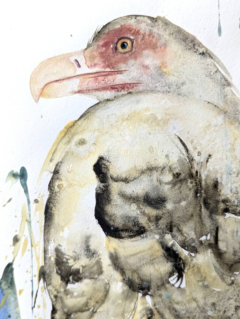 Original Abstract Expressionism Animal Painting by Anna Tarasenko
