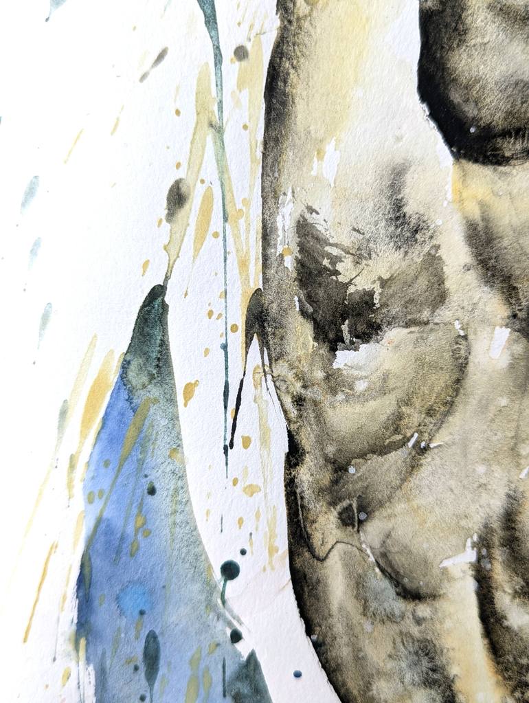 Original Abstract Expressionism Animal Painting by Anna Tarasenko