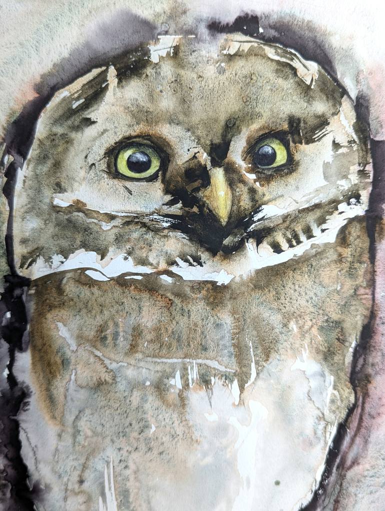 Original Abstract Animal Painting by Anna Tarasenko