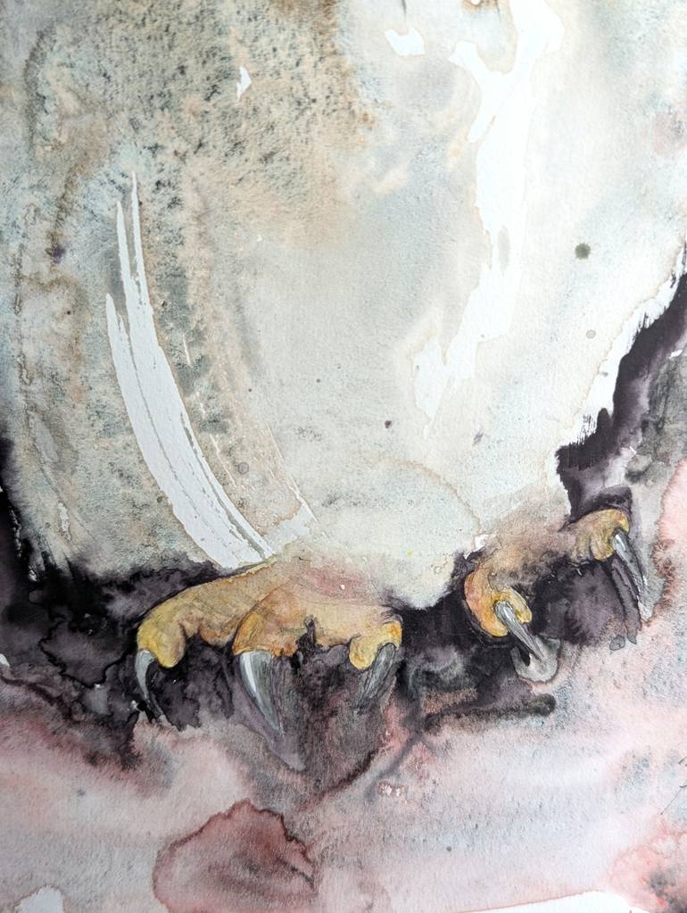 Original Abstract Animal Painting by Anna Tarasenko