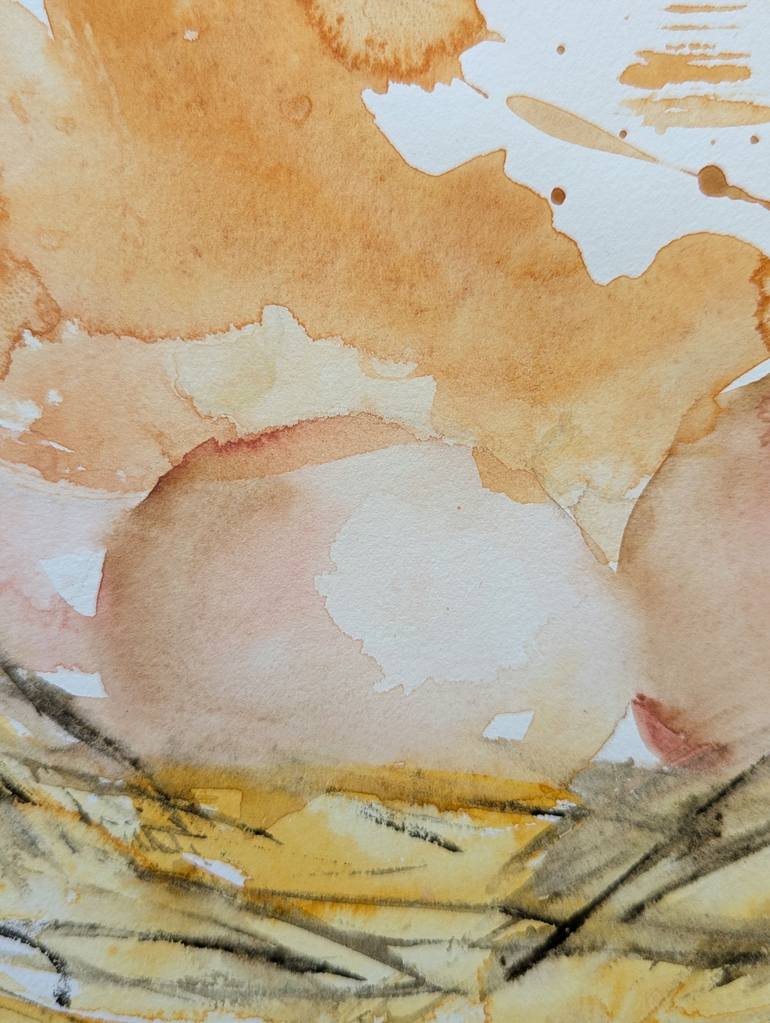 Original Abstract Expressionism Animal Painting by Anna Tarasenko