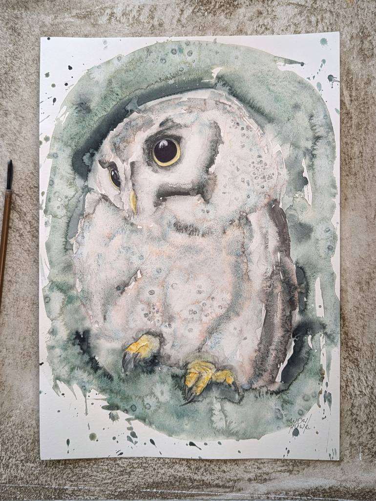 Original Abstract Animal Painting by Anna Tarasenko