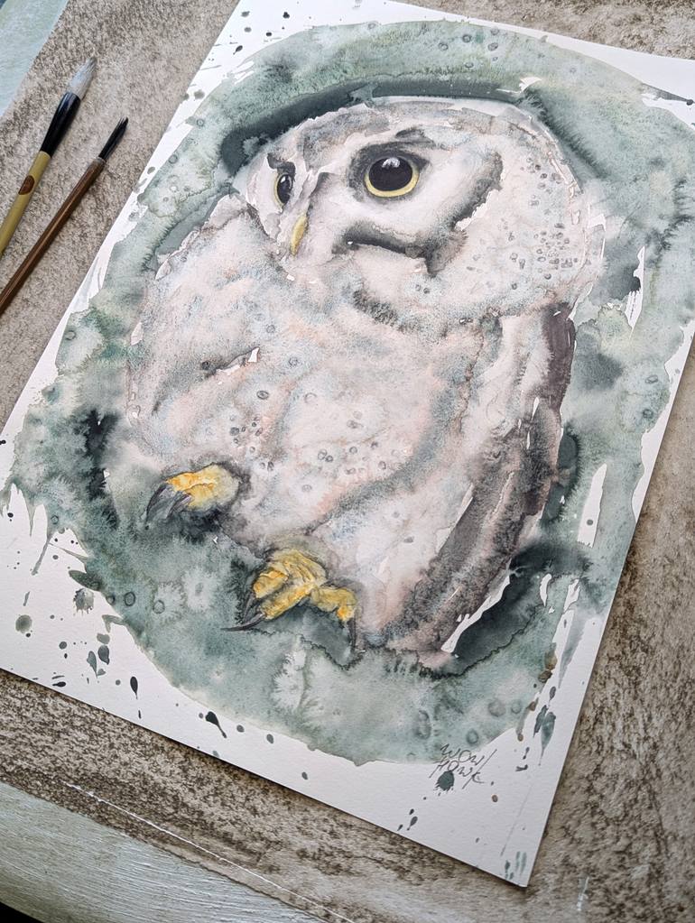 Original Abstract Animal Painting by Anna Tarasenko