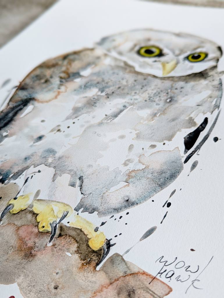 Original Abstract Animal Painting by Anna Tarasenko