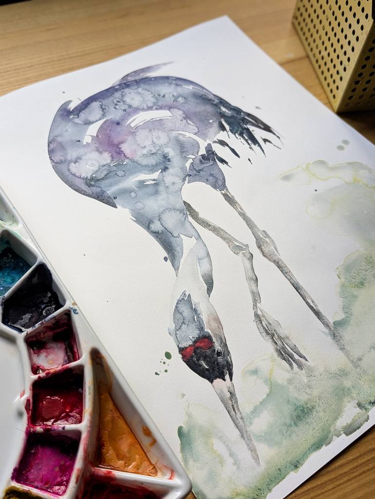 Original Abstract Animal Painting by Anna Tarasenko