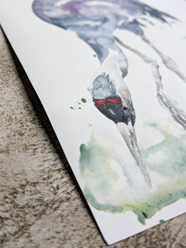 Original Abstract Animal Painting by Anna Tarasenko