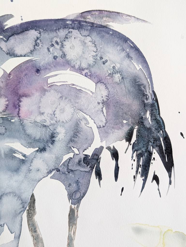 Original Abstract Animal Painting by Anna Tarasenko