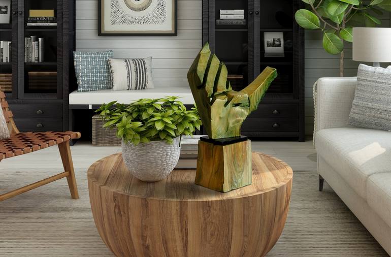 Original Abstract Expressionism Body Sculpture by Stevlin Yovchev