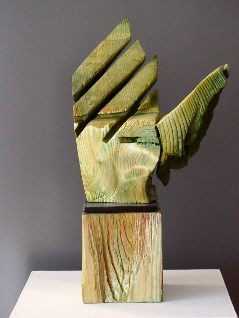 Original Abstract Expressionism Body Sculpture by Stevlin Yovchev