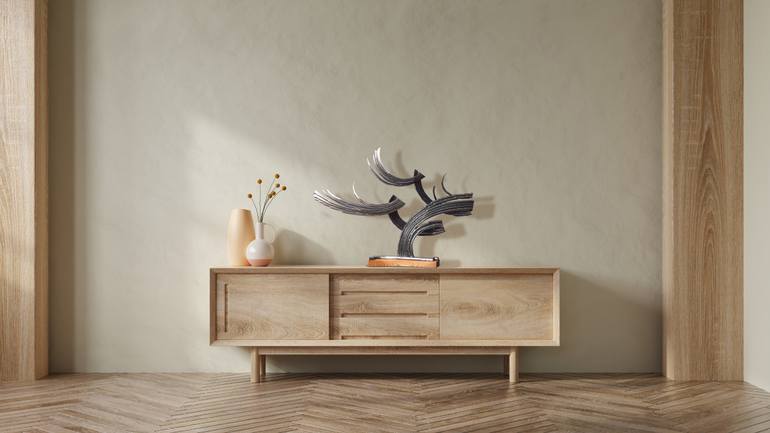 Original Abstract Expressionism Nature Sculpture by Stevlin Yovchev