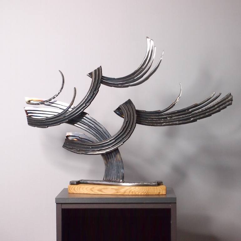 Original Abstract Expressionism Nature Sculpture by Stevlin Yovchev