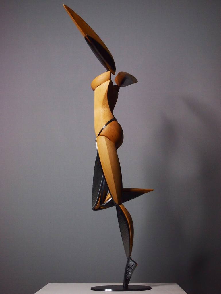 Original Expressionism Erotic Sculpture by Stevlin Yovchev