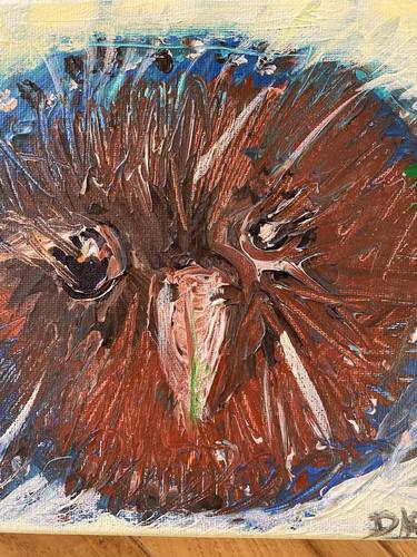 Original Abstract Expressionism Animal Paintings by Dorota Peterson