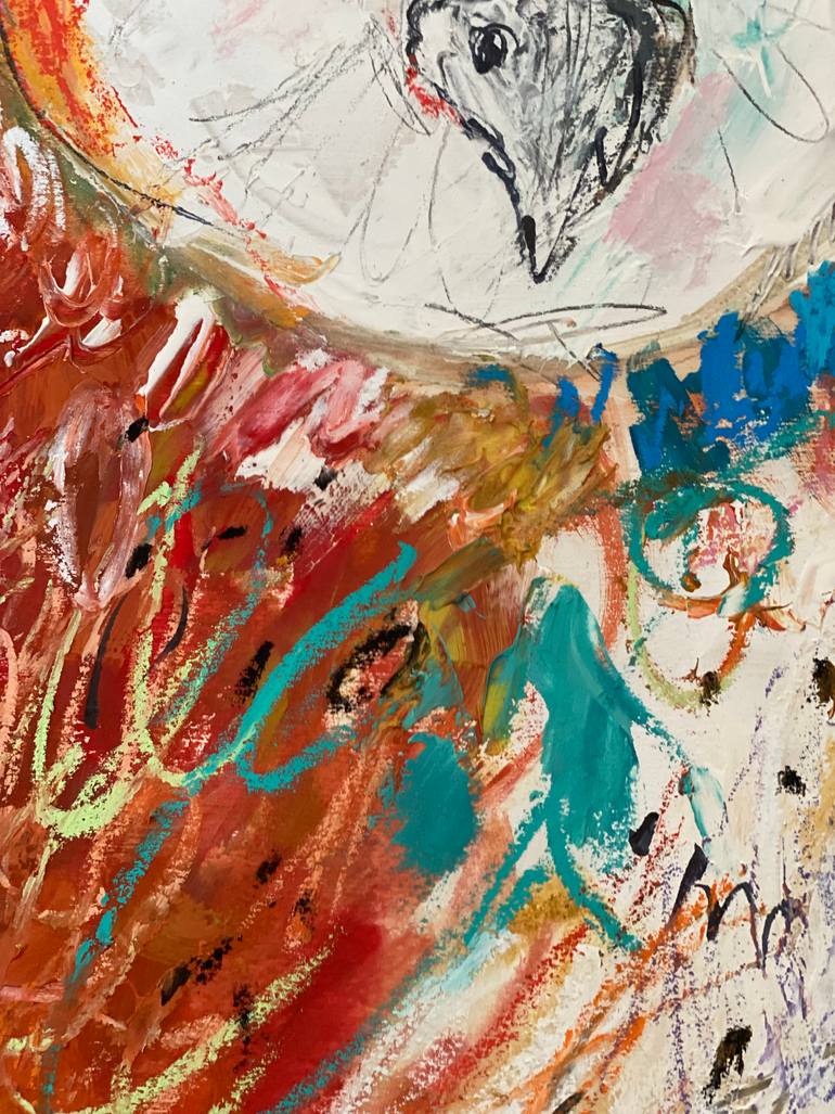 Original Abstract Expressionism Abstract Painting by Dorota Peterson