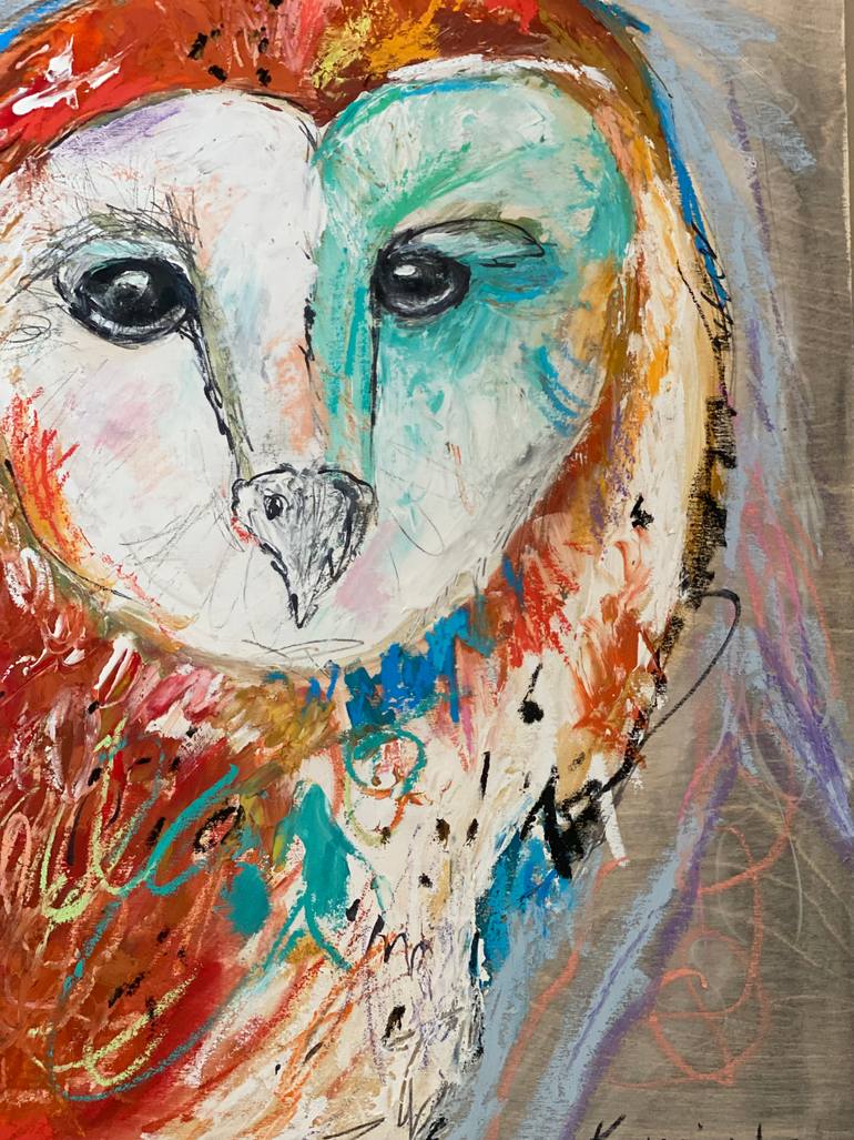Original Abstract Expressionism Abstract Painting by Dorota Peterson
