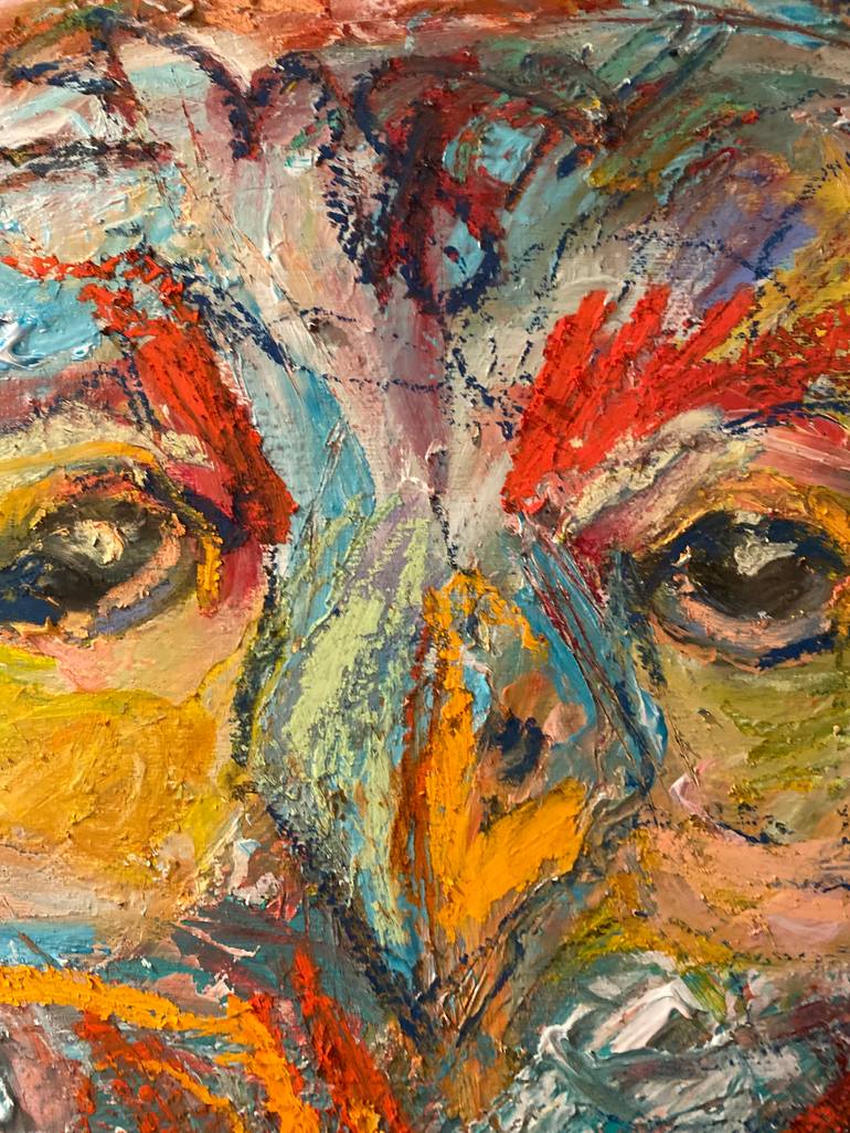 Original Abstract Expressionism Abstract Painting by Dorota Peterson