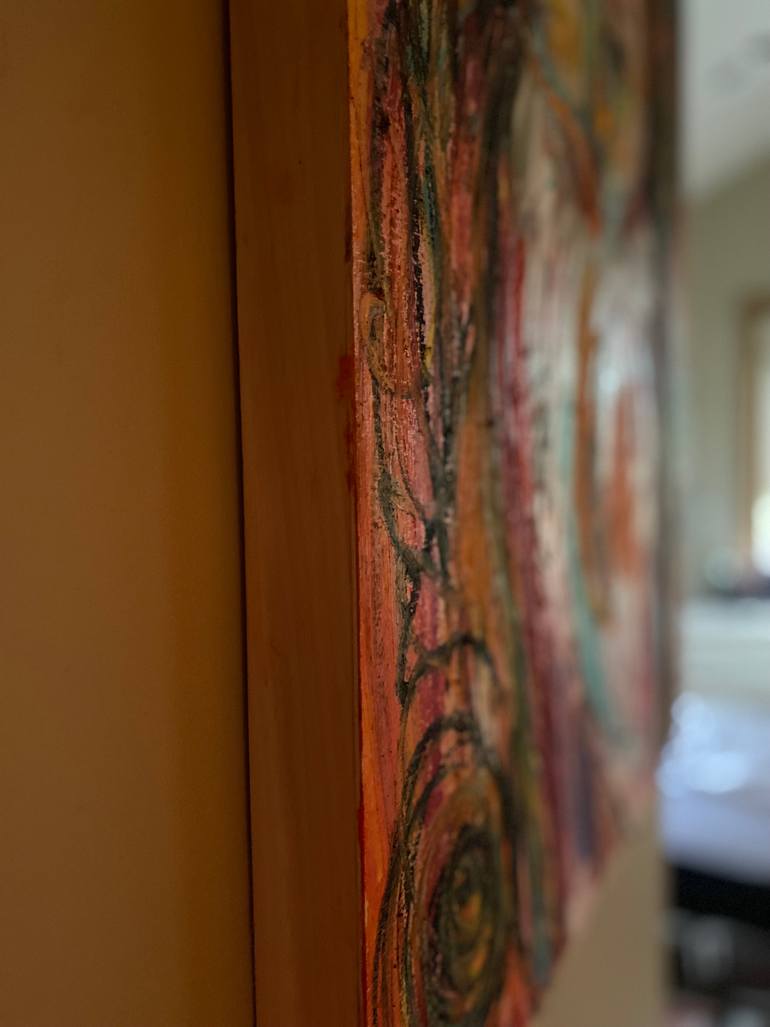 Original Abstract Expressionism Abstract Painting by Dorota Peterson