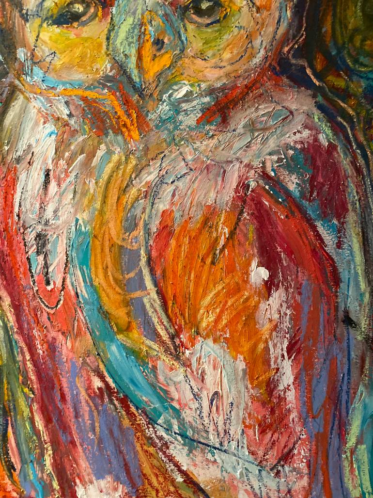 Original Abstract Expressionism Abstract Painting by Dorota Peterson