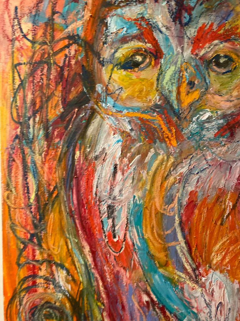 Original Abstract Expressionism Abstract Painting by Dorota Peterson