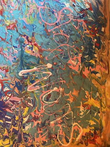 Original Expressionism Abstract Paintings by Dorota Peterson