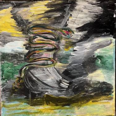 Original Abstract Animal Paintings by Ajakia Smith