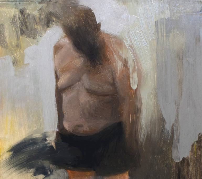 Original Figurative Men Painting by Christian Dalla