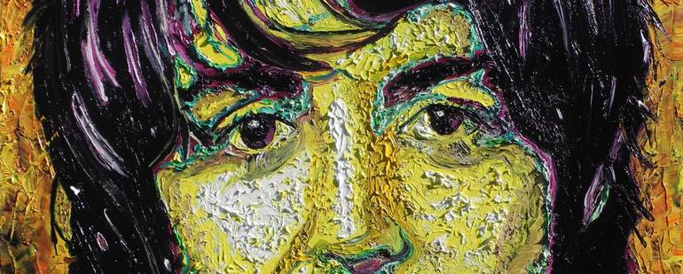 Original Figurative People Painting by Jérôme Geo Labrunerie