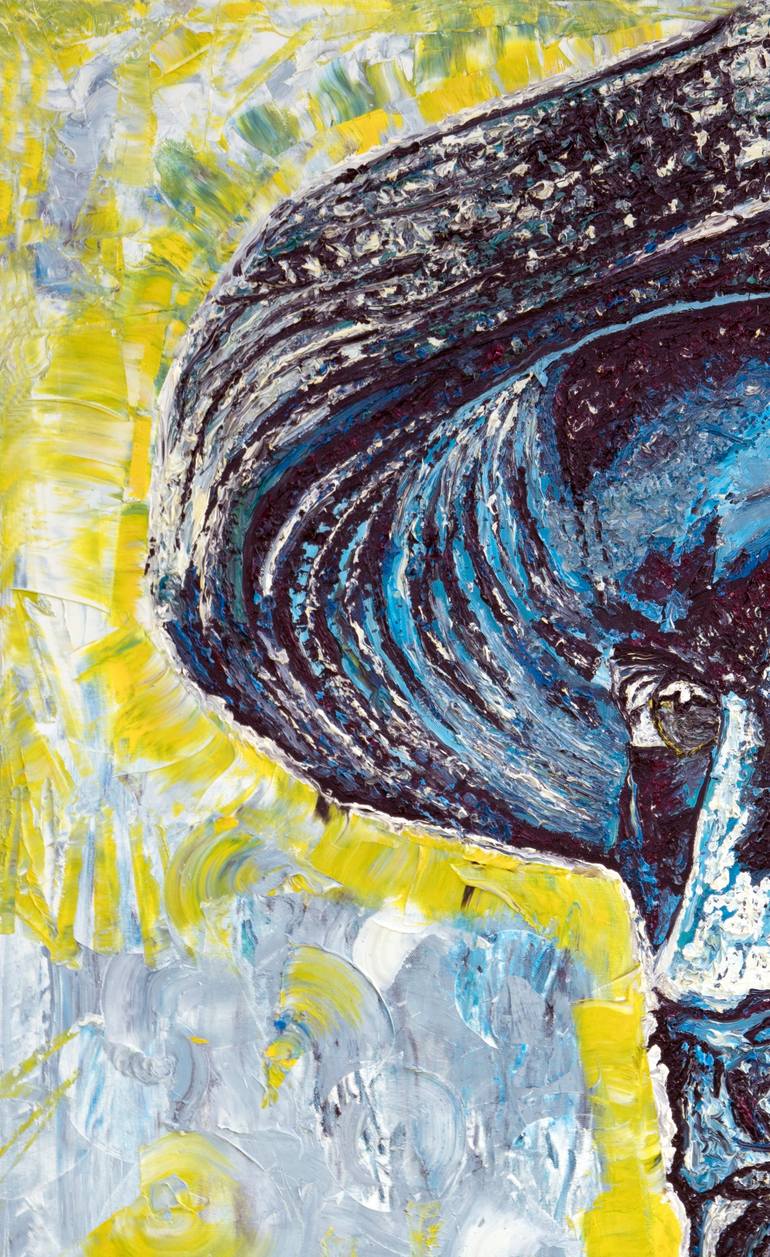 Original Impressionism People Painting by Jérôme Geo Labrunerie