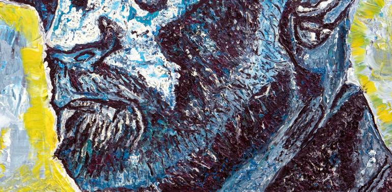 Original Impressionism People Painting by Jérôme Geo Labrunerie