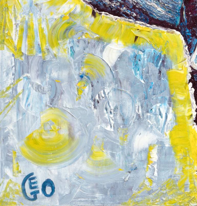 Original Impressionism People Painting by Jérôme Geo Labrunerie