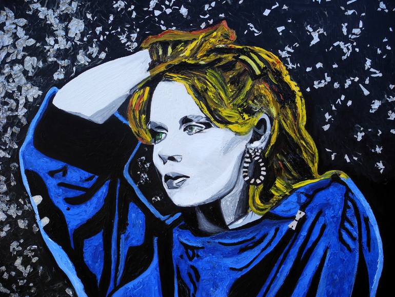 Original Figurative People Painting by Jérôme Geo Labrunerie