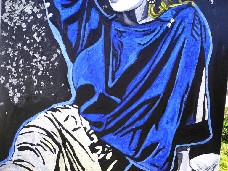 Original Figurative People Painting by Jérôme Geo Labrunerie